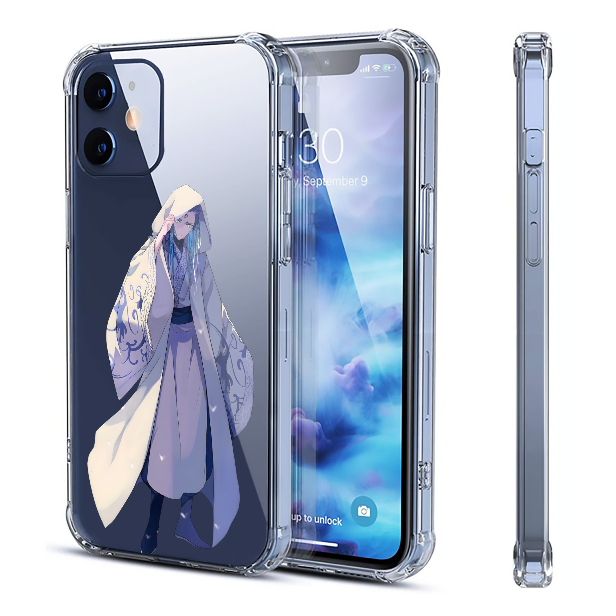 （画像用） Ne Zha 2 ナタ 魔童の大暴れ 【iPhone 12シリーズ対応】透明スマホケース（クリアソフトケース）